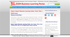 Desktop Screenshot of eximtutor.com